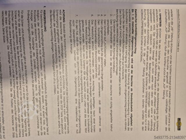 Profilstahlschere Deratech COMBI 60