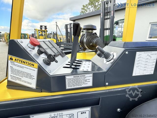 4-way forklift Combilift C3000CB GAS TRIPLEX 4900 POSITIONER TOP1