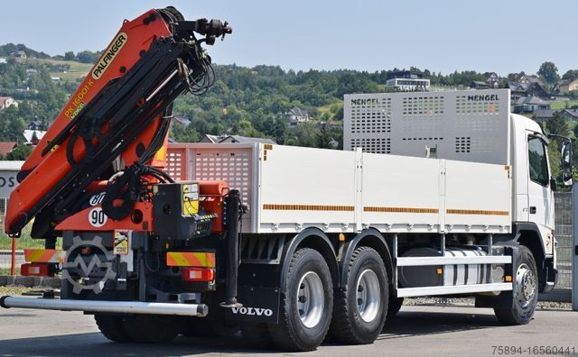 Truck mounted crane VOLVO FMX 370 PRITSCHE 6,60m *PK 16001 - KB+FUNK/6x4
