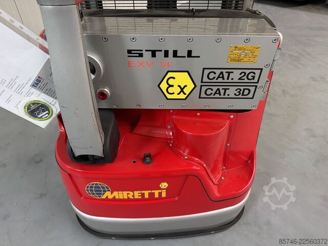 EXV 14 C * DEMO * Atex EX * Miretti 2G / Z1 & 3D / Z22 * NEUE Batterie !! STILL EXV 14 C * DEMO * Atex EX * Miretti 2G / Z1 & 3D / Z22 * NEW battery !!