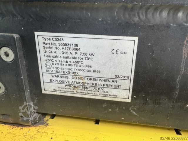 P 3.0 * Atex EX * Pyroban 2G / Z1 * NEUE Batterie !! HYSTER P 3.0 * Atex EX * Pyroban 2G / Z1 * NEW battery !!