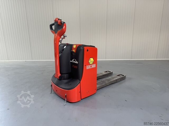 T 20 * DEMO * Atex EX * Proplan 3GD / Z2 & 22 * Kippgabeln * NEUE Batterie !! LINDE T 20 * DEMO * Atex EX * Proplan 3GD / Z2 & 22 * Tilting Forks * NEW battery !!