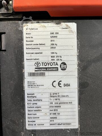 SWE 120 S * Atex EX * Mitrex 2D / Z21 * NEUE Batterie!! BT SWE 120 S * Atex EX * Mitrex 2D / Z21 * NEW battery !!