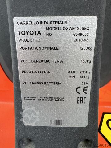 SWE 120 S * DEMO * Atex EX * Miretti 3D / Z22 TOYOTA SWE 120 S  * DEMO * Atex EX * Miretti 3D / Z22