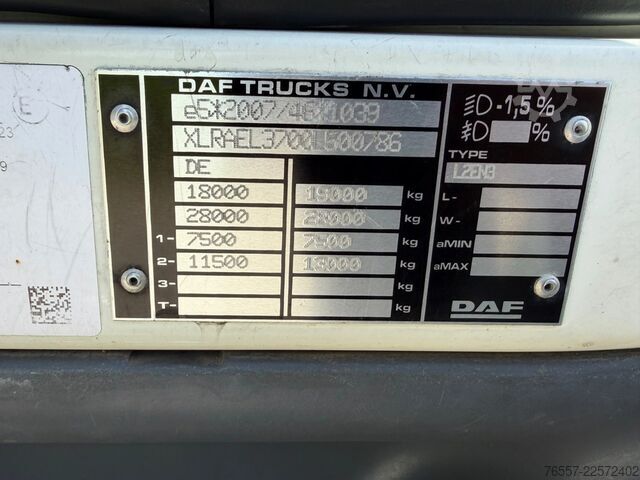 Plane DAF DAF LF320.19 LF320.19 EURO6.  2021 OPRIJWAGEN m...