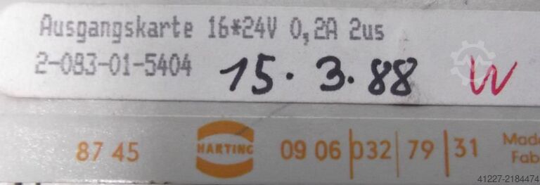 Control card Homag 2