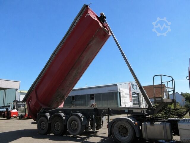 Tipper semitrailer schwarzmüller Kippauflieger Stahlmulde ca. 25 m³, Liftachse