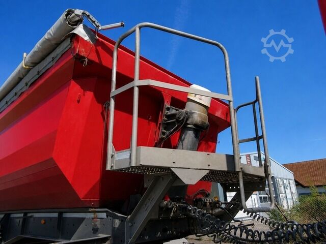 Tipper semitrailer schwarzmüller Kippauflieger Stahlmulde ca. 25 m³, Liftachse