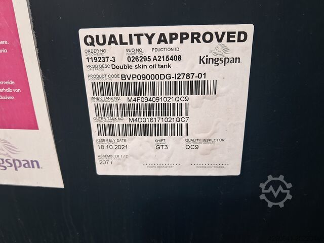 Lagertank Titan BVP09000DG