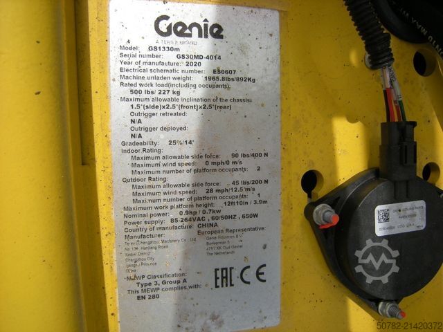 Arbeitsbühne GENIE GS 1330, Genie, 2026 neue Batterien, 5,9 m