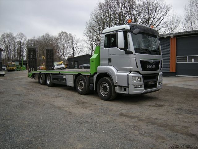 Wrecker MAN MAN 35.400, Zanner Plateau, Rampen, Winde