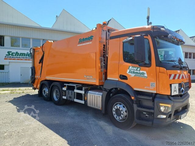 Garbage truck Mercedes-Benz Actros 2536 L 6x2 / Faun Variopress 522