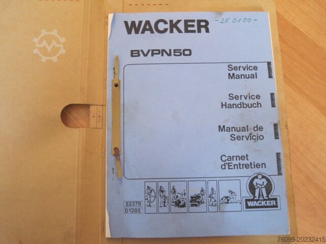 Vibratory plate Wacker BVPN 50