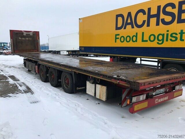 Van Krone Mega Liner Plateau mit Containerverriegelungen SDP 27 eLCVB4-S