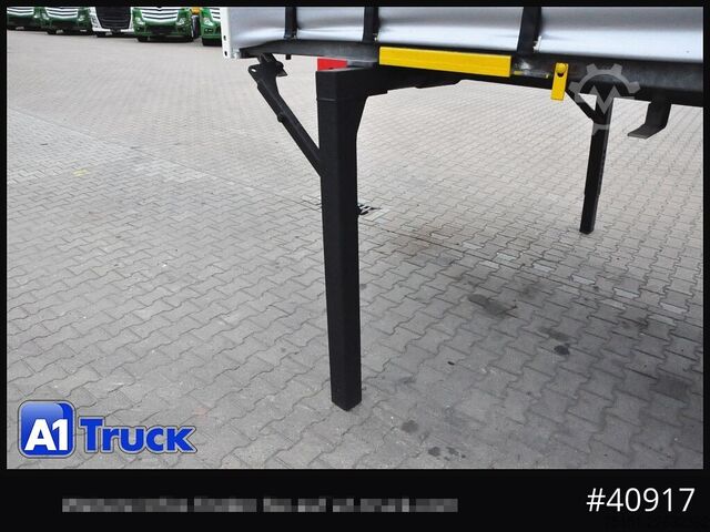 Swap body with flatbed & tarp WECON WPR 745, verzinkt, 2520  innen, Code XL, neue Plane