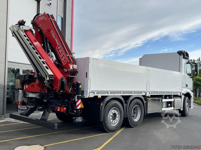 Loading platform Mercedes-Benz Actros 2548 L 6x2 M-FHS Baustoff-Pritsche FASSI...
