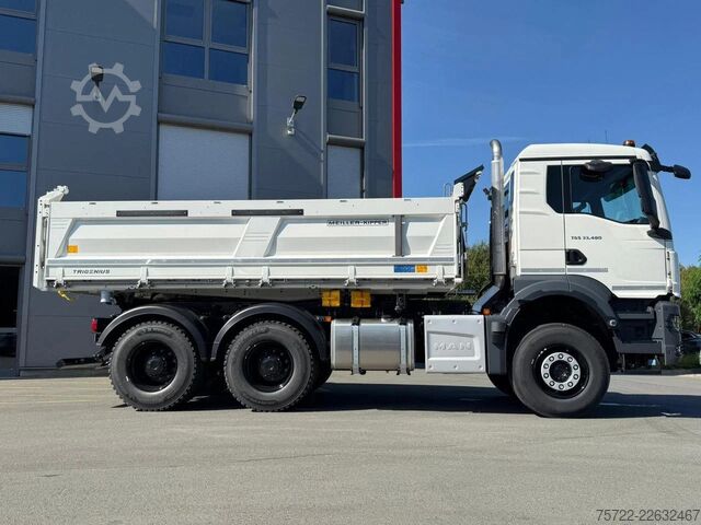 3-sided tipper MAN TGS 33.480 6x4 BB Meiller 3-Seitenkipper Bordmatic