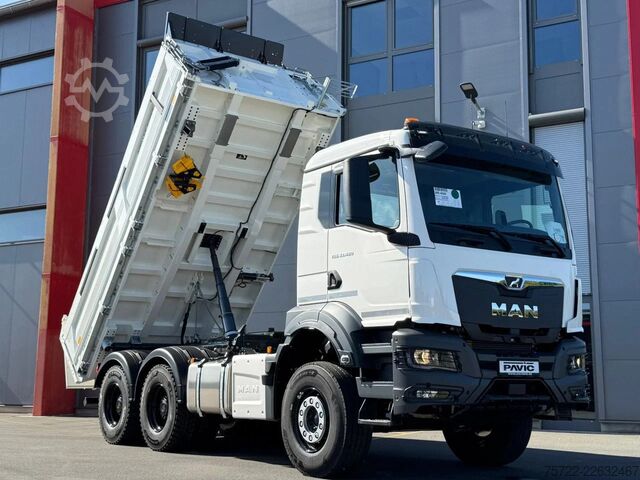 3-sided tipper MAN TGS 33.480 6x4 BB Meiller 3-Seitenkipper Bordmatic