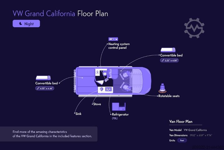 Kastenwagen Wohnmobil / Campervan Volkswagen California Coast 2.0 TDI|2022 EURO 6| Venditore professionista