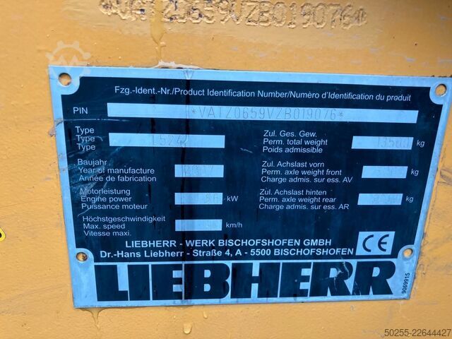 Radlader LIEBHERR L 524 kein 514 528 526 538 TOP - original Lack