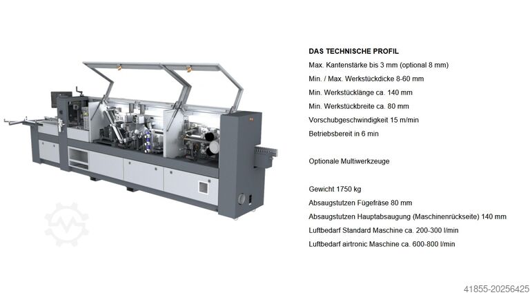 Edge banding machine HEBROCK K36 Airtronic uvm. Listenpreis:112.215€