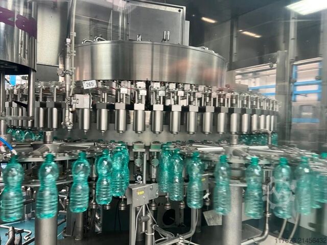Used KRONES filling triblock for sparkling water 25000 BPH - year 2002 Krones 