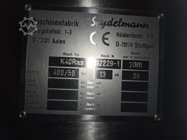 Fleischverarbeitungsmaschine Wurstkutter Seydelmann K-40 Ras