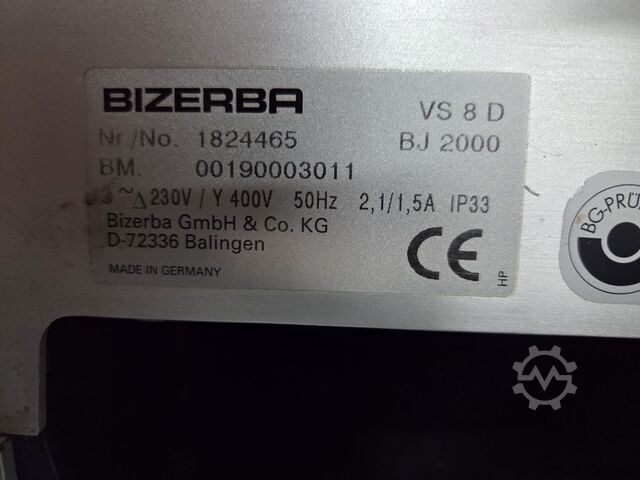 Fleischverarbeitungsmaschine Aufschnittmaschine Bizerba VS 8 D