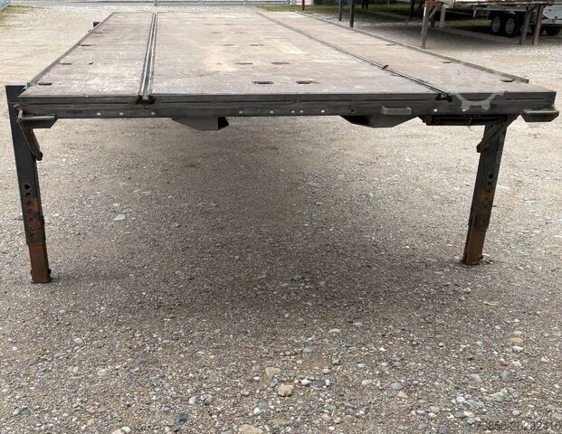 Swap body open Wecon Plattform mittig Zurrringe für Holz usw.