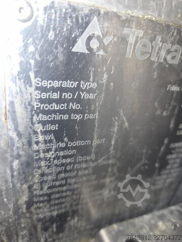 Milch & Milchprodukt Tetra Pak Tetra Centri D 714HGV Separator