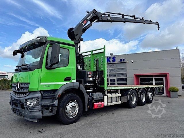 Autokran MERCEDES-BENZ AROCS 3240L-8X4-TRIDEM-HIAB X-192E5 KRAN/FUNK/E6