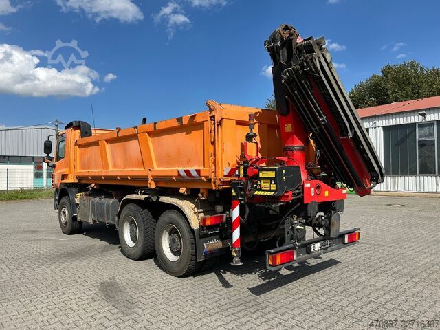Dreiseitenkipper LKW DAF CF 510 / Bordmatik / abnehmbarer Kran + Funk