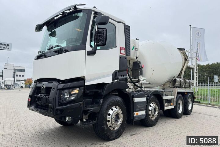 Mixer Renault C480 Day Cab, Euro 6, 8x4 / Full steel / 9m3 / ...