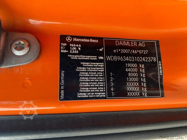 Standard-SZM Mercedes-Benz Actros 1943 / PTO / Euro 6 / Automatic / APK- T...