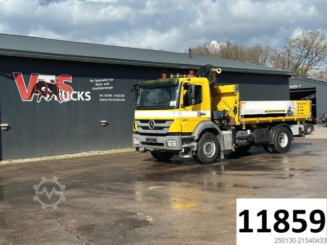 Dreiseitenkipper LKW MERCEDES-BENZ Axor 1833 4x2 BL MEILLER DSK & HMF 1120 K-2  LK