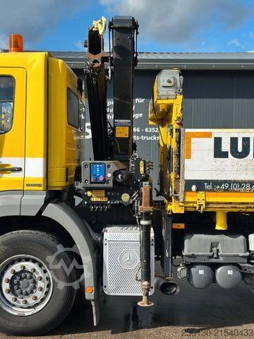 Dreiseitenkipper LKW MERCEDES-BENZ Axor 1833 4x2 BL MEILLER DSK & HMF 1120 K-2  LK