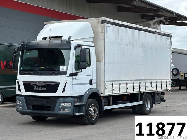 LKW mit Pritsche & Plane MAN TGM 12.250 4x2 BL Curtainsider