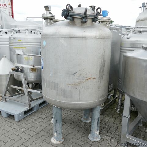 1174 litre vacuum tank made of V4A stainless steel Kleiser und Lösch 9921