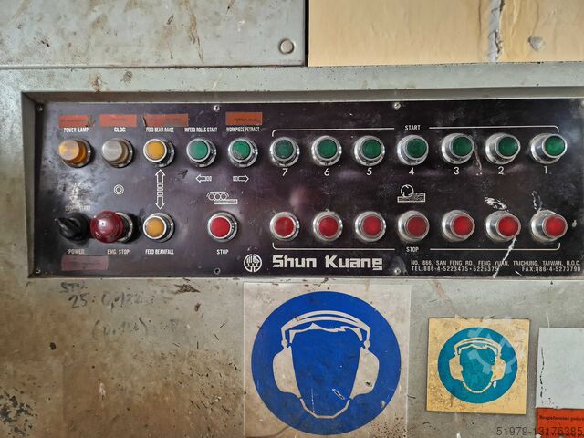 7 spindle fourside moulder SK MACHINERY 907S