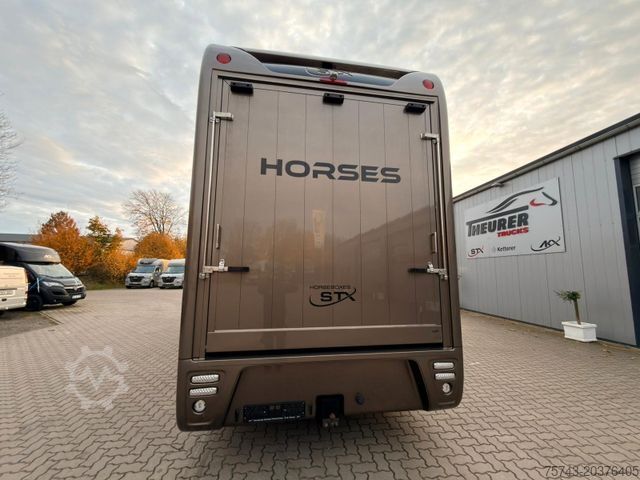 Cattle truck MERCEDES-BENZ ANTOS 1830 STX . POP-OUT 5 Pferde