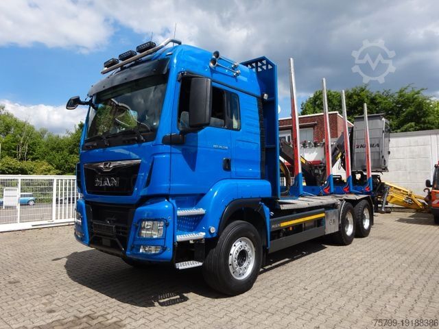 Logging truck MAN 26.510 mit KESLA 2112 Holzkran+Kabine+Greifer