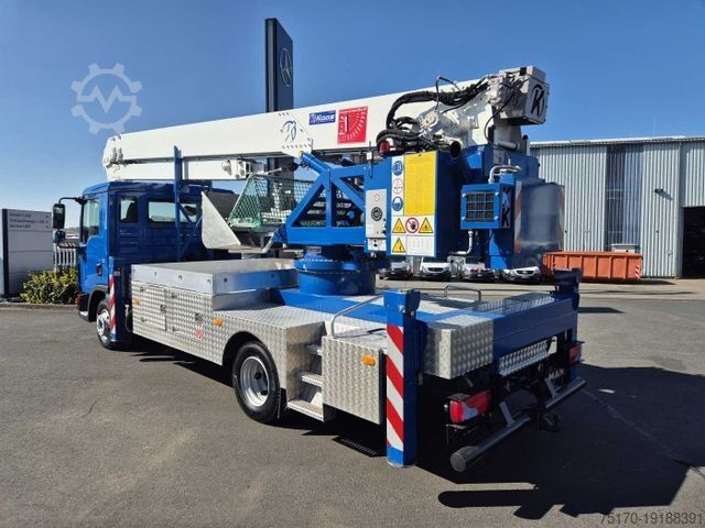Truck-mounted crane van MAN TGL 8.150 Dachdeckerkran Klaas K25-30 TSP Funk