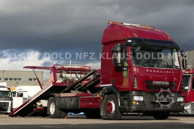 Car carrier truck IVECO 140E28 Eurocargo Autotransporter Vollluft Euro 6