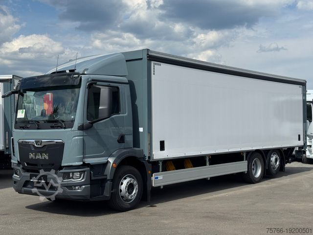 LKW mit Pritsche & Plane MAN TGM 26.320 L / LBW / LENKACHSE / 22 PAL