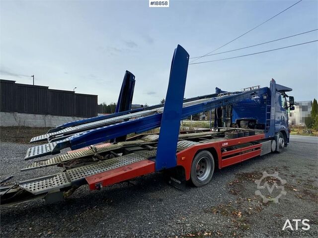 Autotransporter Volvo FH12 4x2 Car freight w/ Lohr trailer