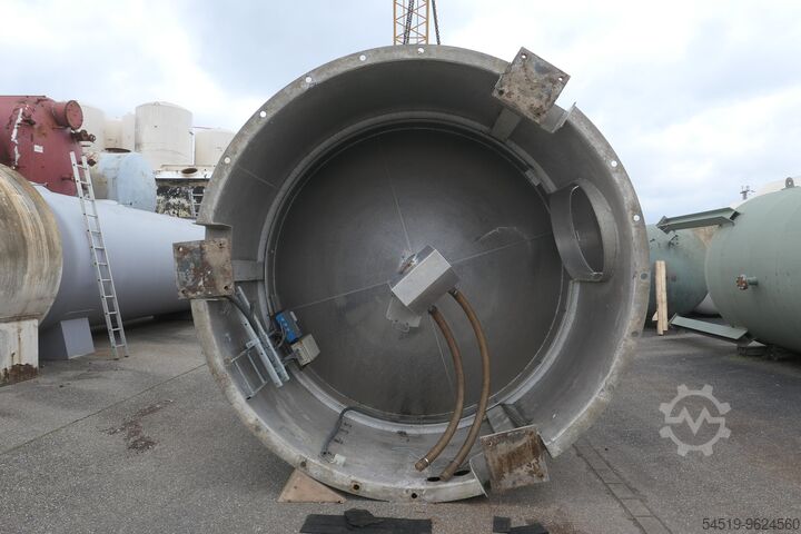 1 x 100 m³ aluminum - silo, ø 3.000 mm Braby 