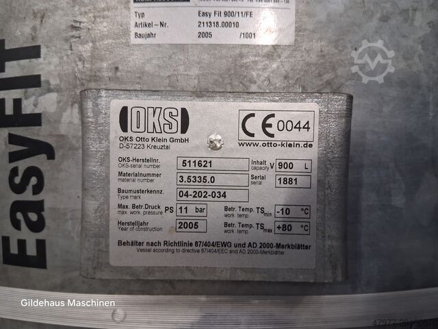 Schraubenkompressor Kaeser SX 8, inkl. Tank und Trockner