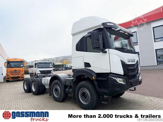 Abrollkipper Iveco T-Way AT410T51/58 8x4, Retarder, 4x VORHANDEN!