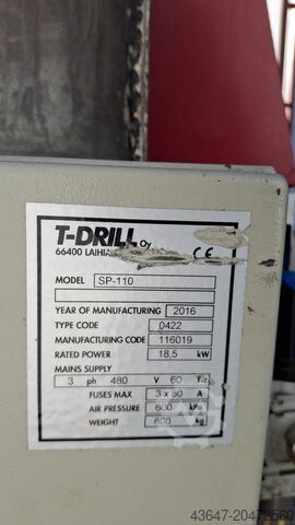 Rohrenden-Formmaschine, T-Drill SP-110 T-Drill SP-110