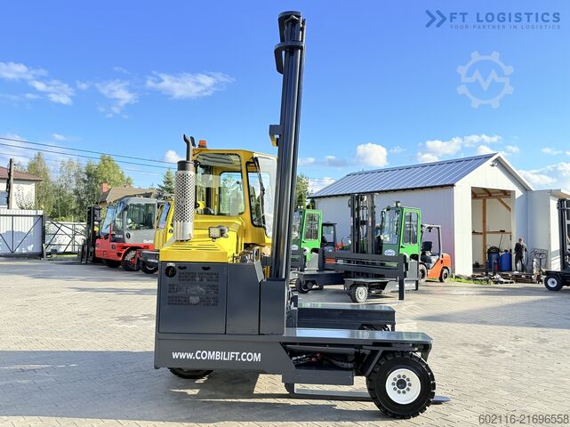 4-way forklift Combilift C5000XL GAS DUPLEX 6000MM FREE LIFT